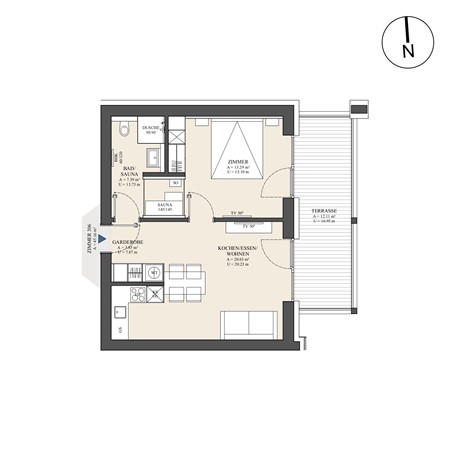 Floorplan - Lindenweg 235, 6314 Niederau